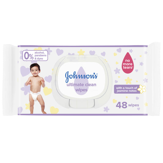 Johnson'S Ultimate Clean Wipes 48'S
