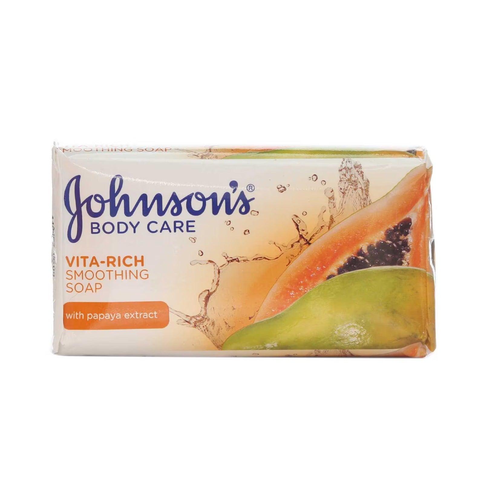 Johnsons Vitarich Smoothing Papaya Soap 175Gm