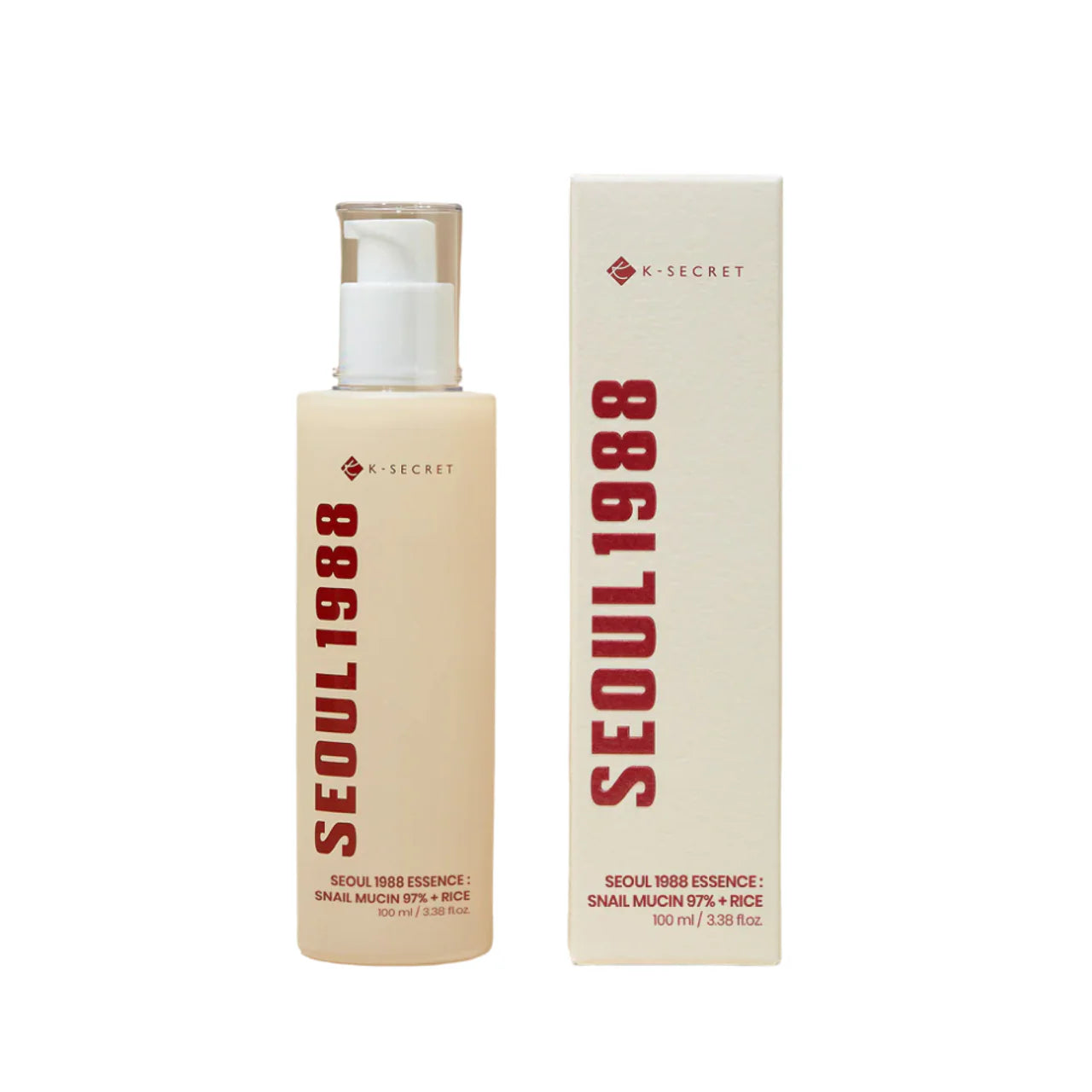 K-Secret Seoul 1988 Essence : Snail Mucin 97% Rice 100ml