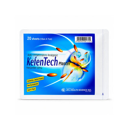 KEFENTECH PLASTER 30MG SHEETS 20'S