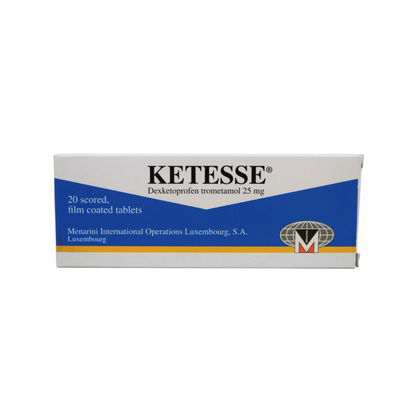 Ketesse 25Mg Tab 20'S