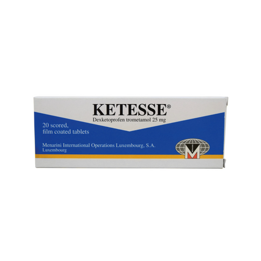 Ketesse 25Mg Tab 20'S