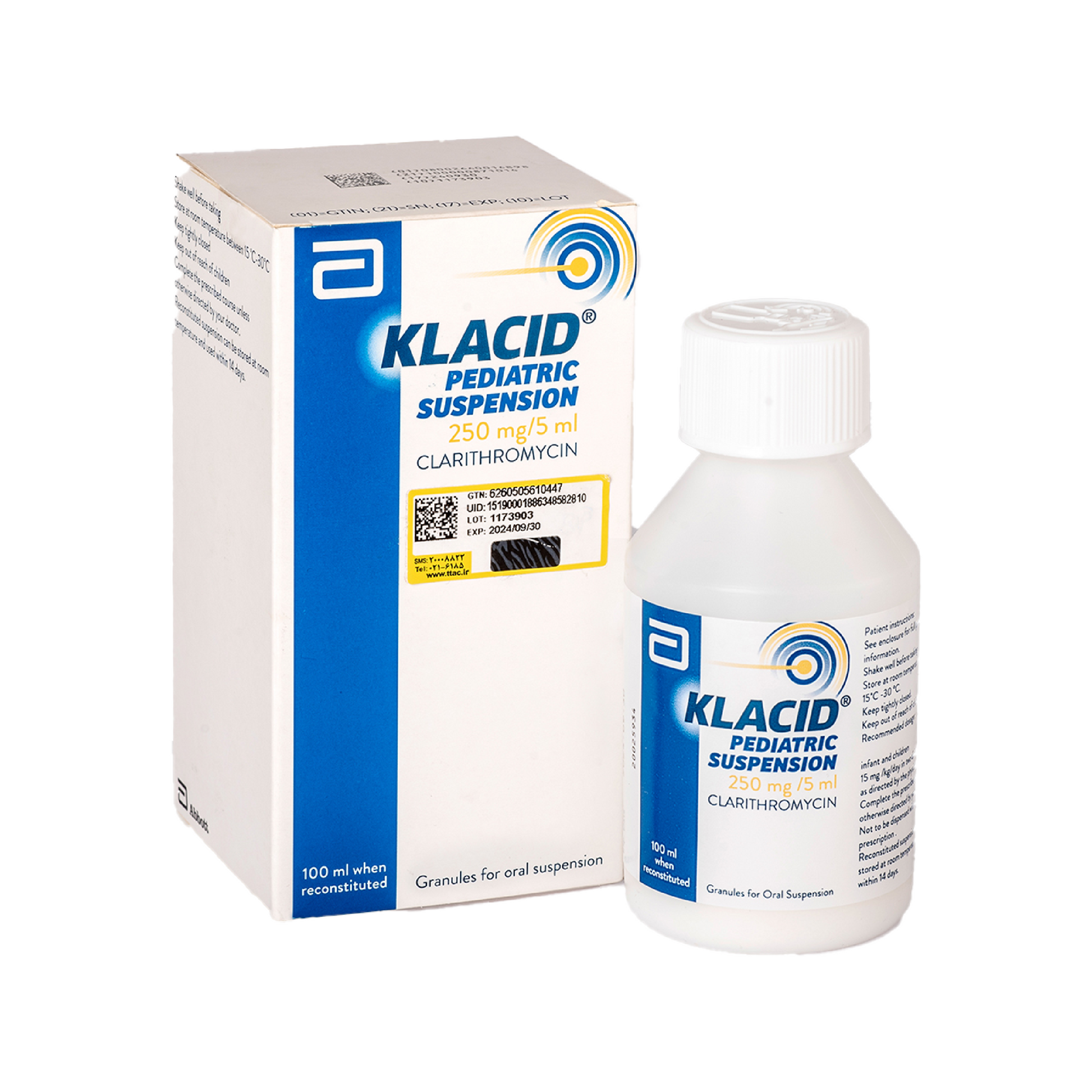 Klacid 250mg Suspension 100ml