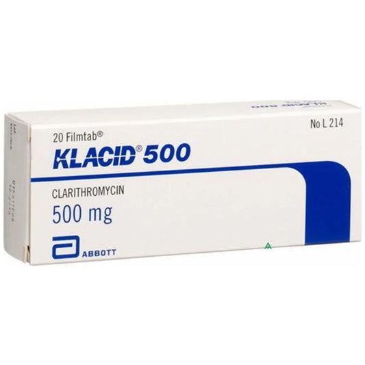 Klacid 500mg Tablets 20'S