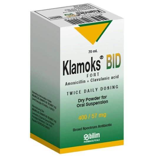 Klamoks 457Mg Bid Fort Suspension 70Ml