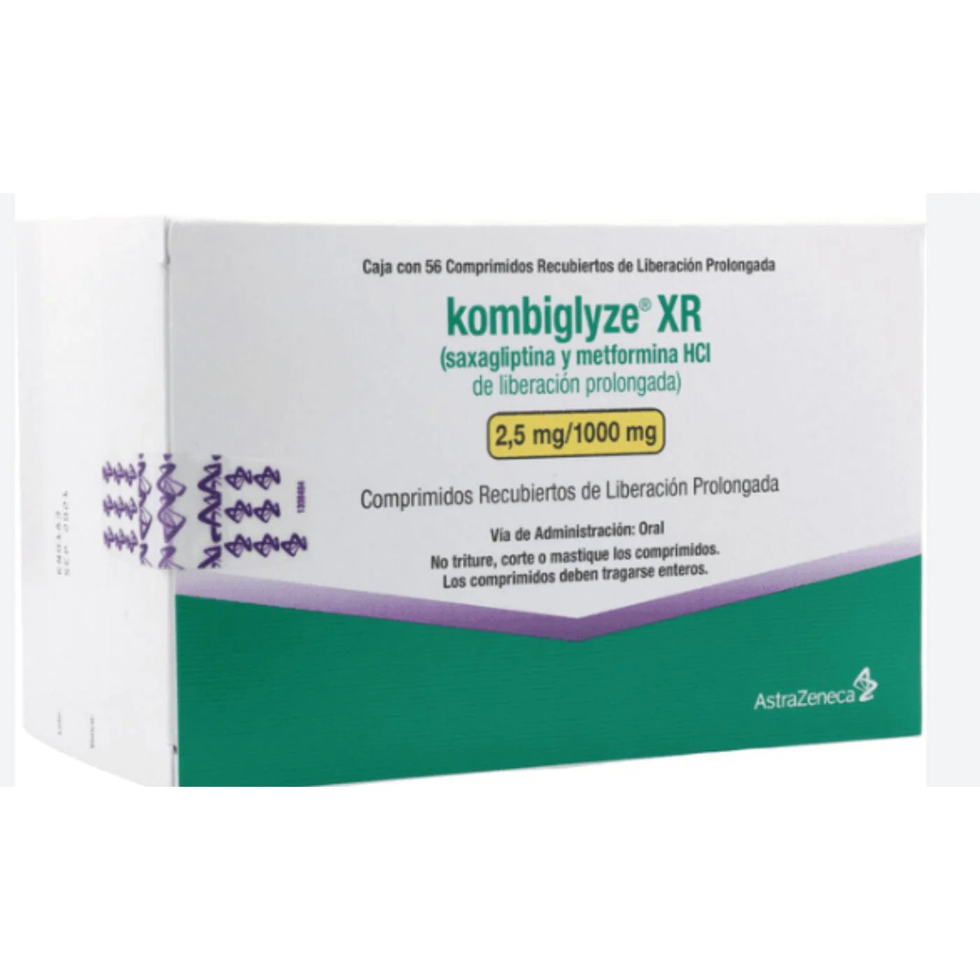 KOMBIGLYZE 2.5MG/1000MG XR TAB 56'S