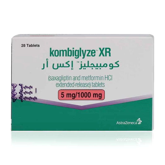 Kombiglyze Xr 5mg/500mg Tablets 28'S