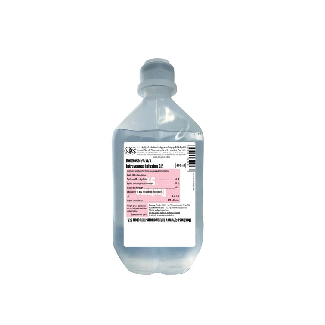 Ksp Dextrose 5% W/V Bottle 500ml