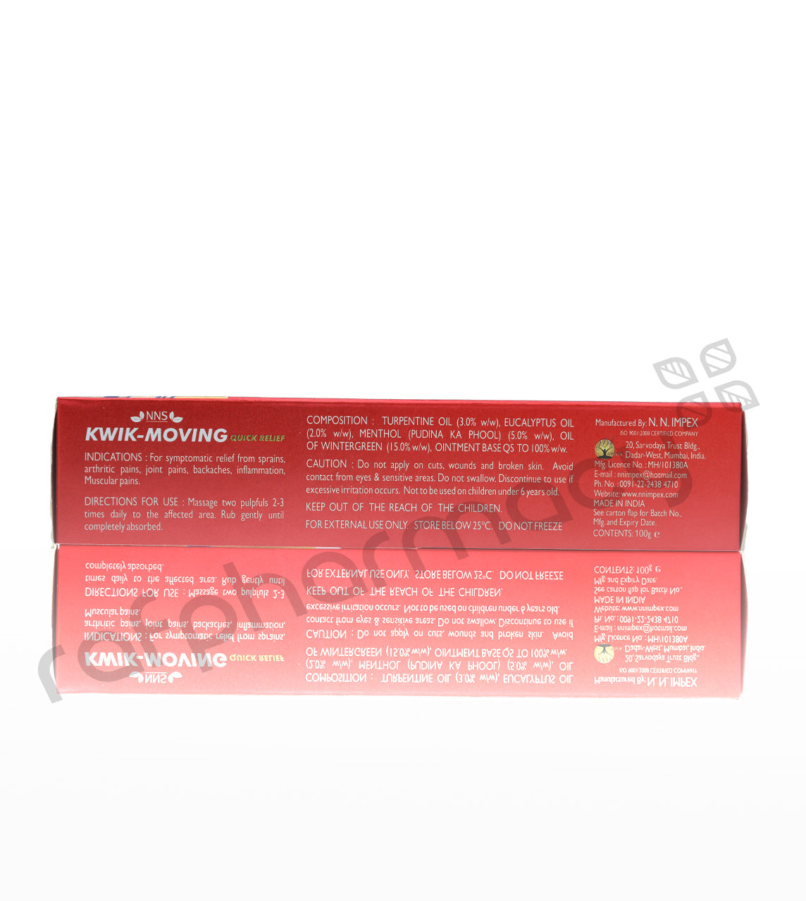 KWIK MOVING PAIN QUICK RELIEF OINTMENT100GM