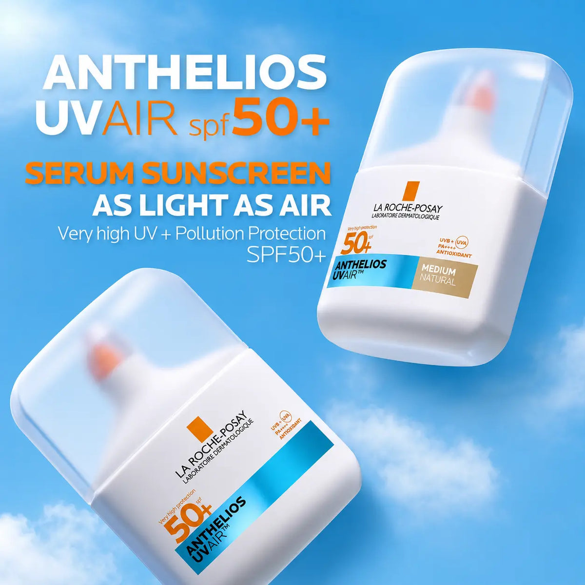 La Roche-Posay Anthelios UVMune 400 Invisible Fluid SPF50+ Medium Natural 50ml