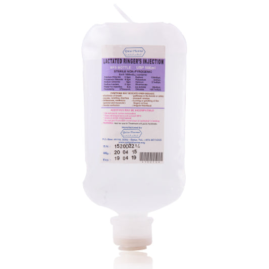Lactated Ringers Bottle 500ml
