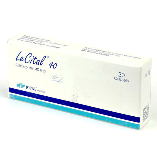 Lecital 40mg Caplets 30'S