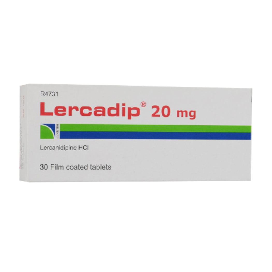 LERCADIP 20MG TAB 30'S