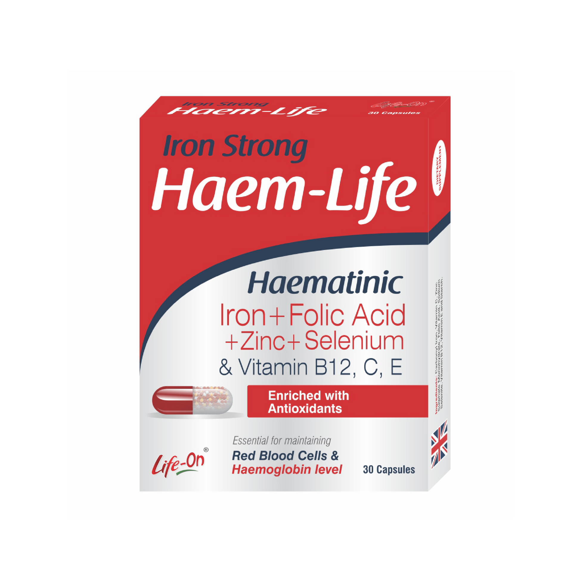 Life On Iron Strong Haem Life Capsules 30'S