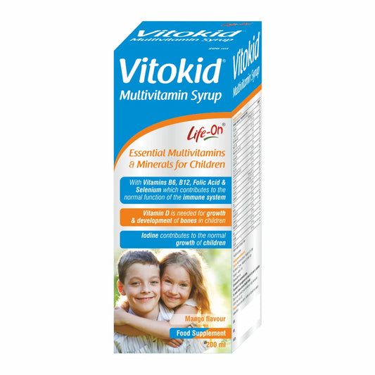 LIFE ON VITOKID MULTIVITAMIN SYRUP 200ML