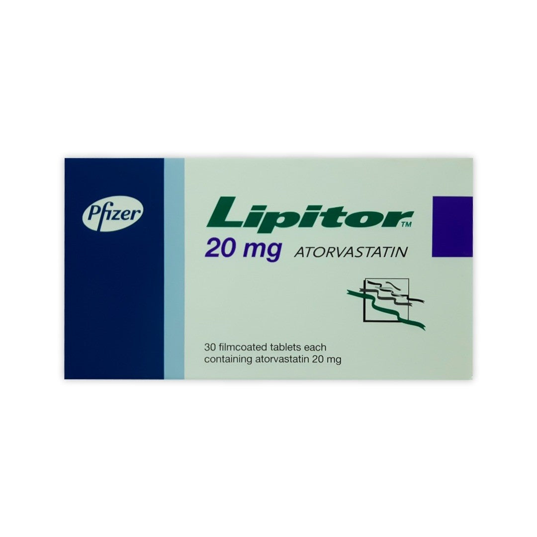 Lipitor 20mg Tablets 30'S