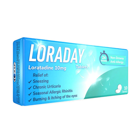 LORADAY 10MG TABLET 30'S