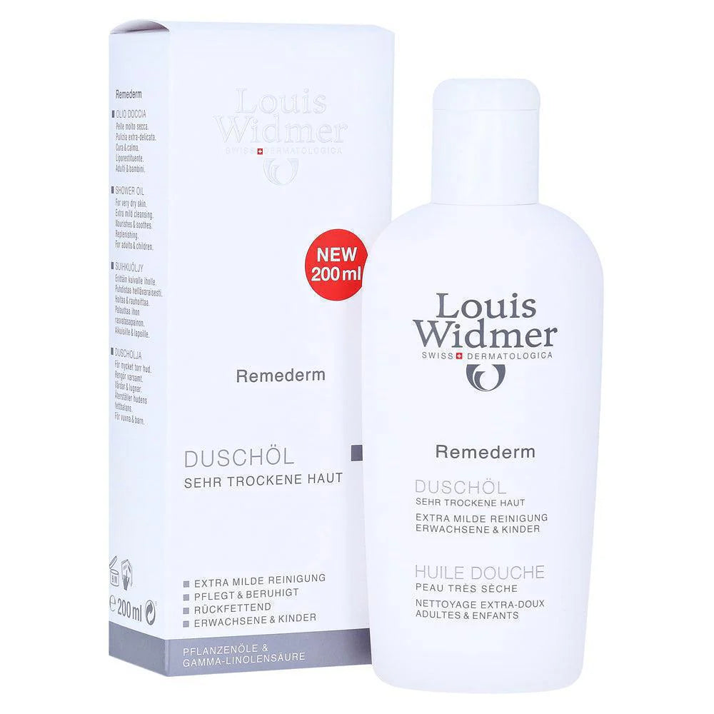 Louis Widmer Remederm Shower Oil 200ml