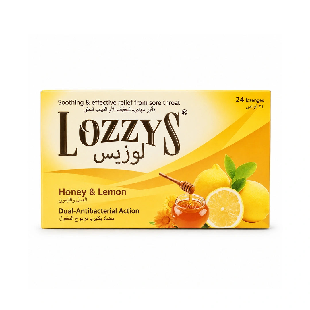 Lozzys Honey& Lemon Lozenges 24'S