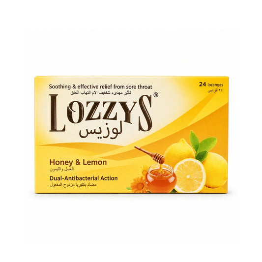 Lozzys Honey& Lemon Lozenges 24'S