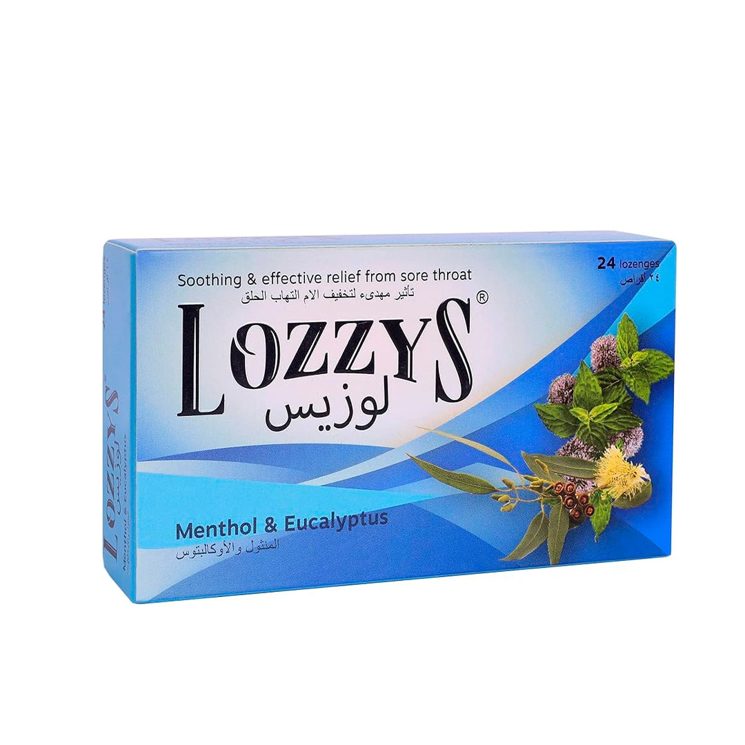 Lozzys Menthol & Eucalyptus Lozenges 24'S