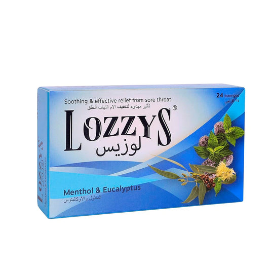 Lozzys Menthol & Eucalyptus Lozenges 24'S