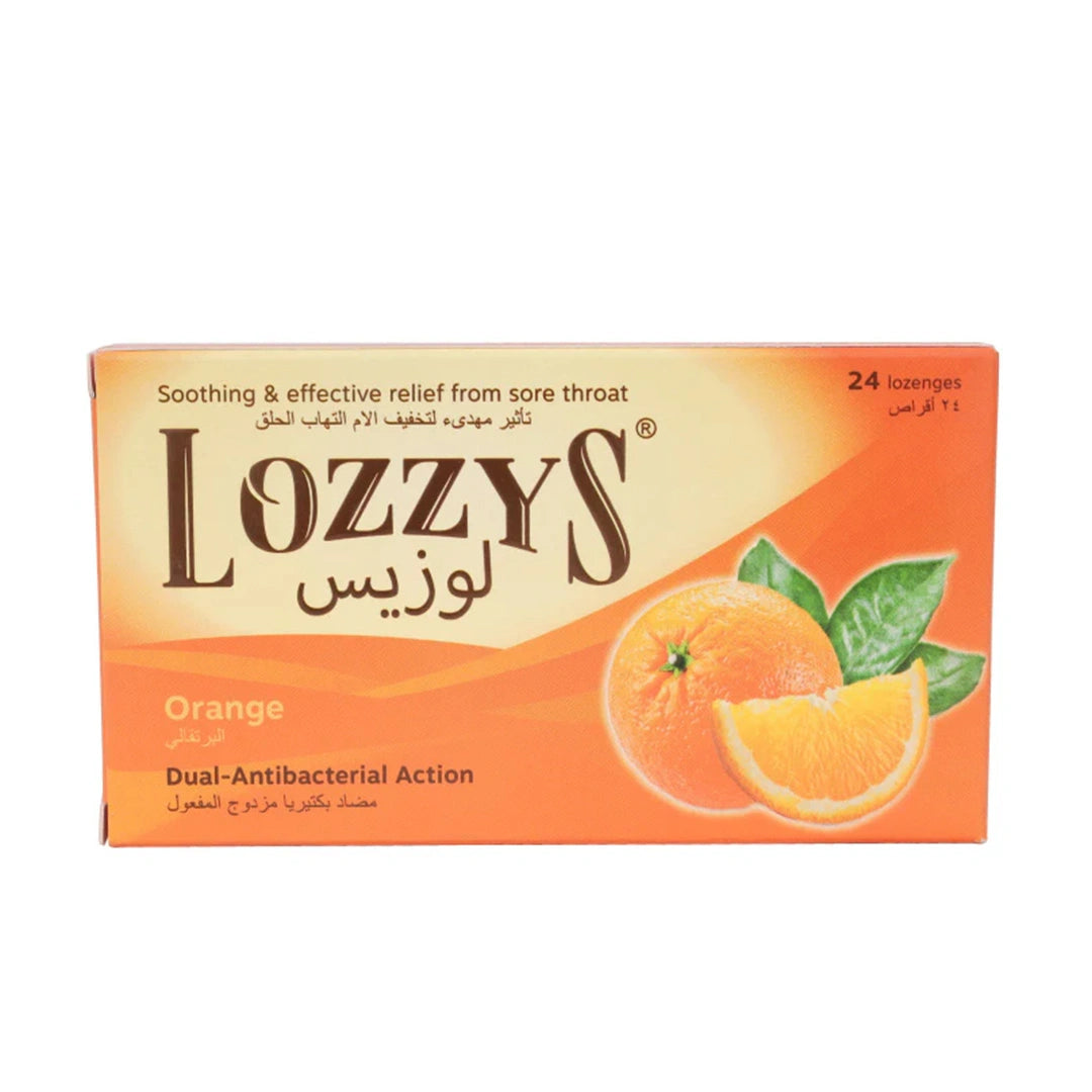 Lozzys Orange  Lozenges 24'S