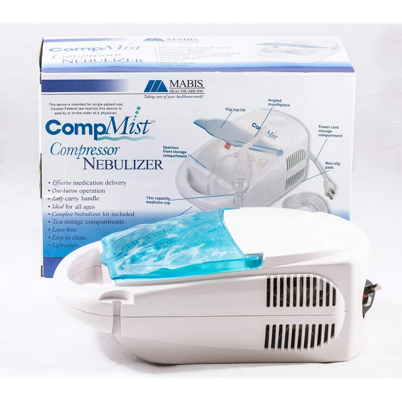 Mabis Comp Mist Ii Ultrasonic Nebulizer