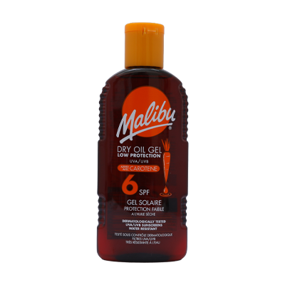 Malibu Spf6 Dry Oil Gel With Carotene 200Ml
