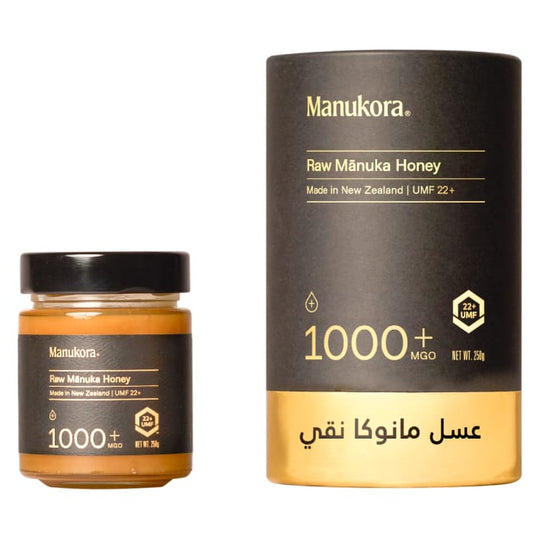 MANUKORA RAW MANUKA HONEY 1000+MGO 250G