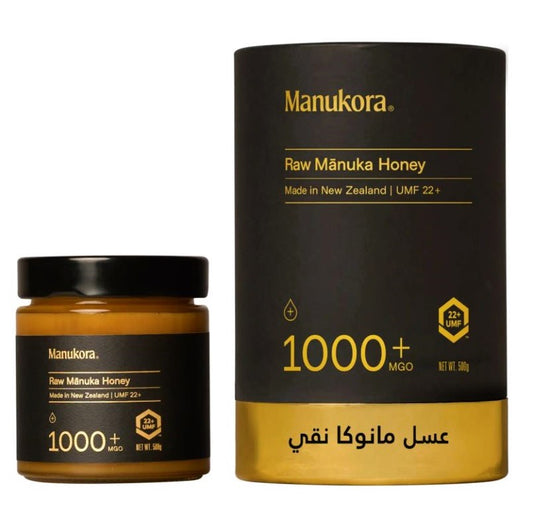 Manukora Raw Manuka Honey 1000+mgo 500g