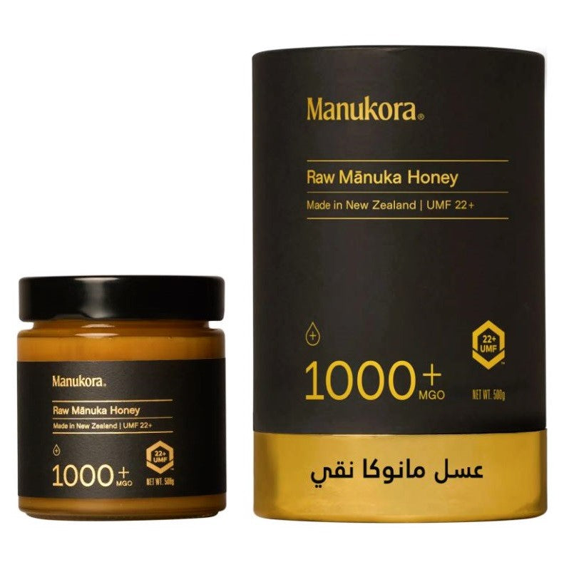 MANUKORA RAW MANUKA HONEY 1000+MGO 500G