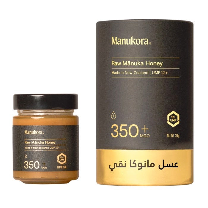 Manukora Raw Manuka Honey 350+mgo 250g