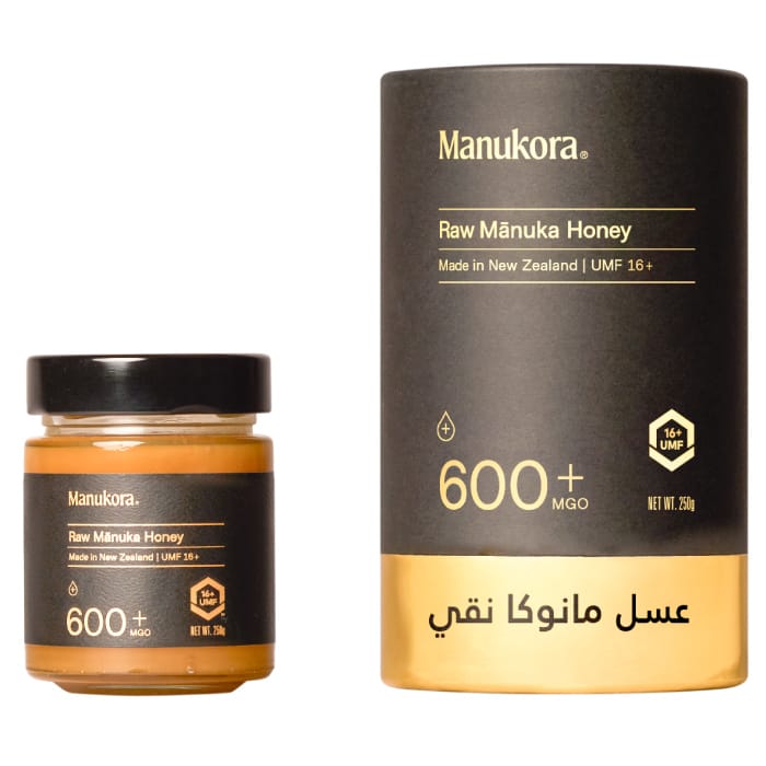 Manukora Raw Manuka Honey 600+mgo 250g