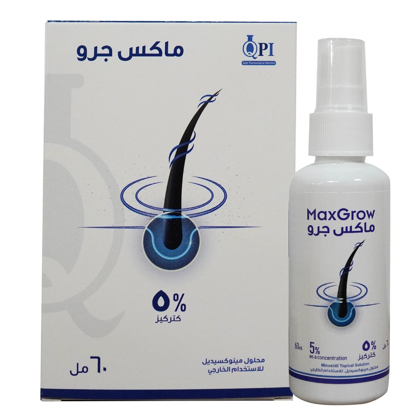 Maxgrow 5% Topical Solution 60ml