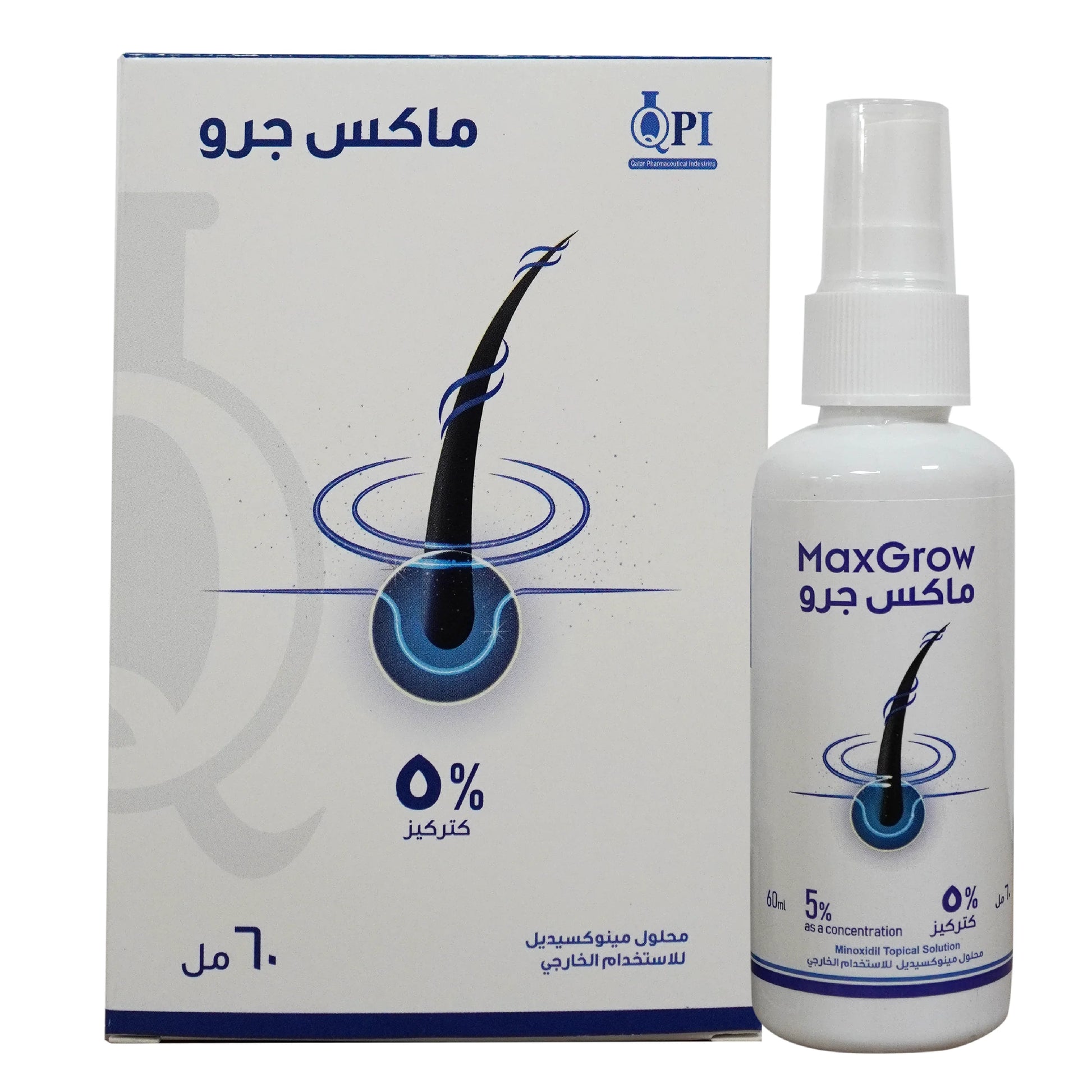 Maxgrow 5% Topical Solution 60ml