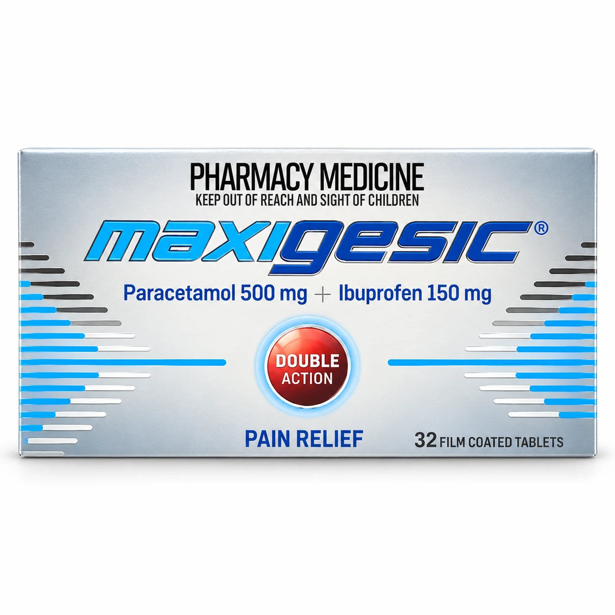 Maxigesic 500mg/150mg Tablets 32's