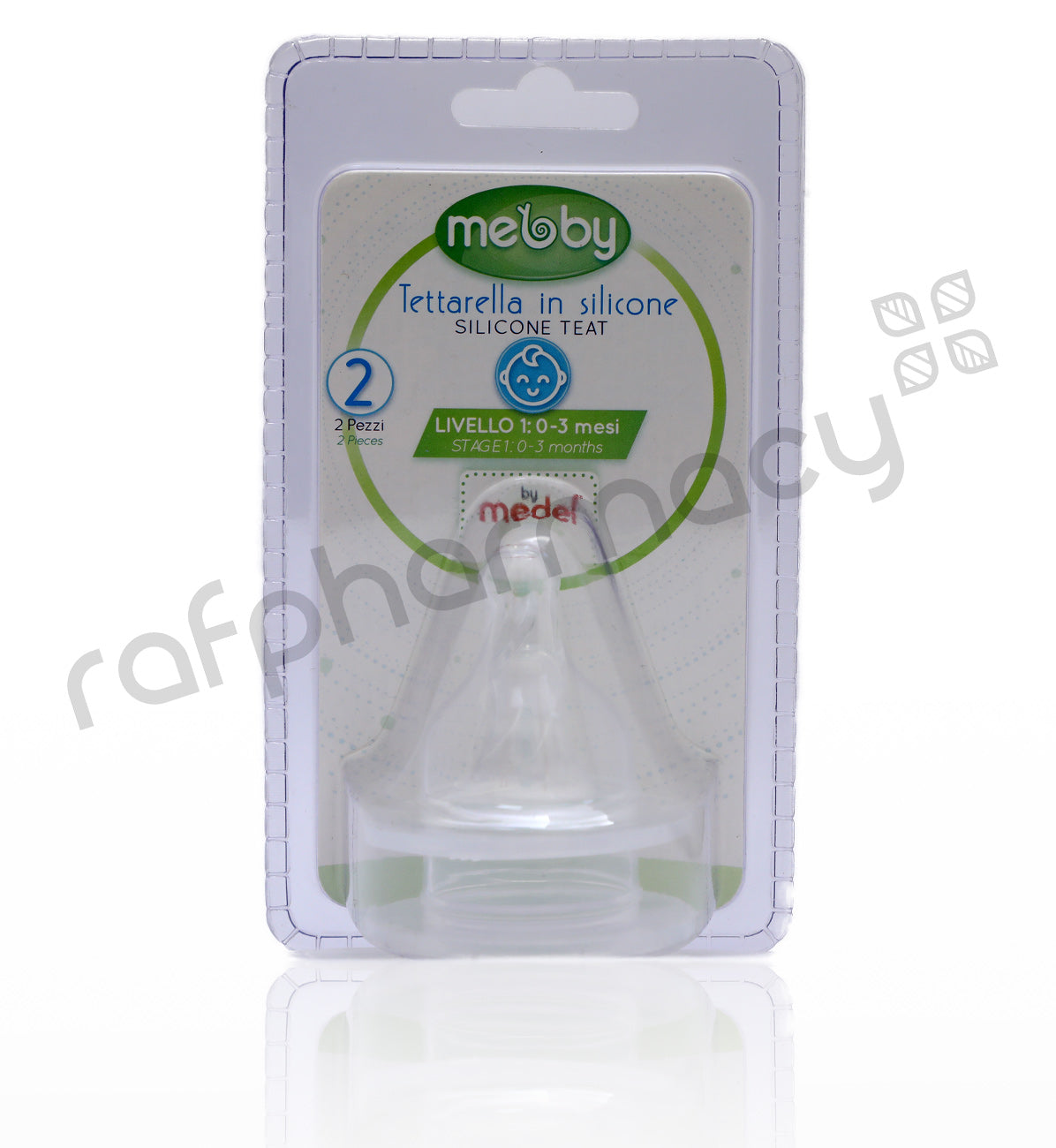 Mebby Silicon Teats 0-3Months