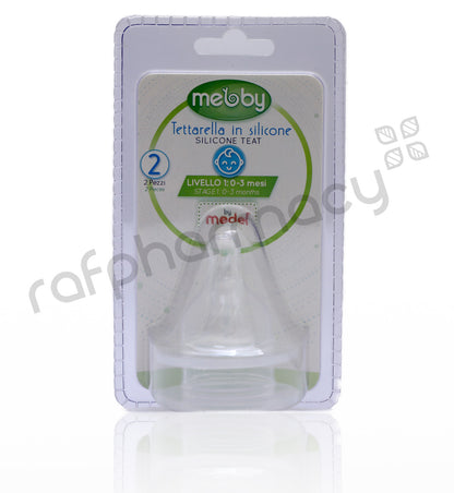 Mebby Silicon Teats 0-3Months