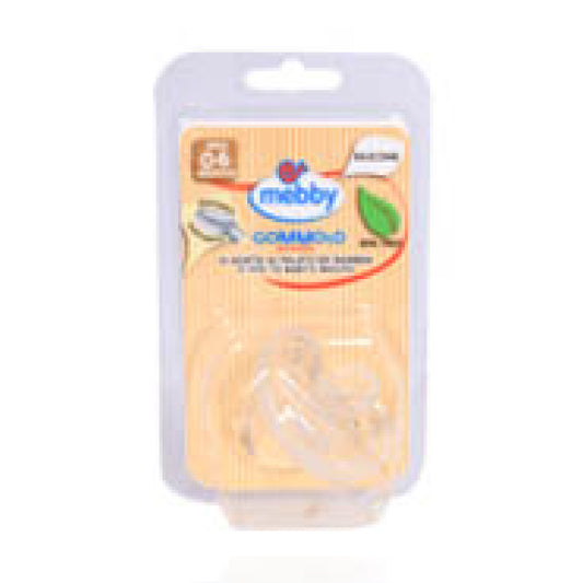 Mebby Silicone Gommolo Clear Soother 0-6m