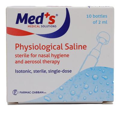 MED PLUS PHYSIOLOGICAL SALINE 2ML 10'S
