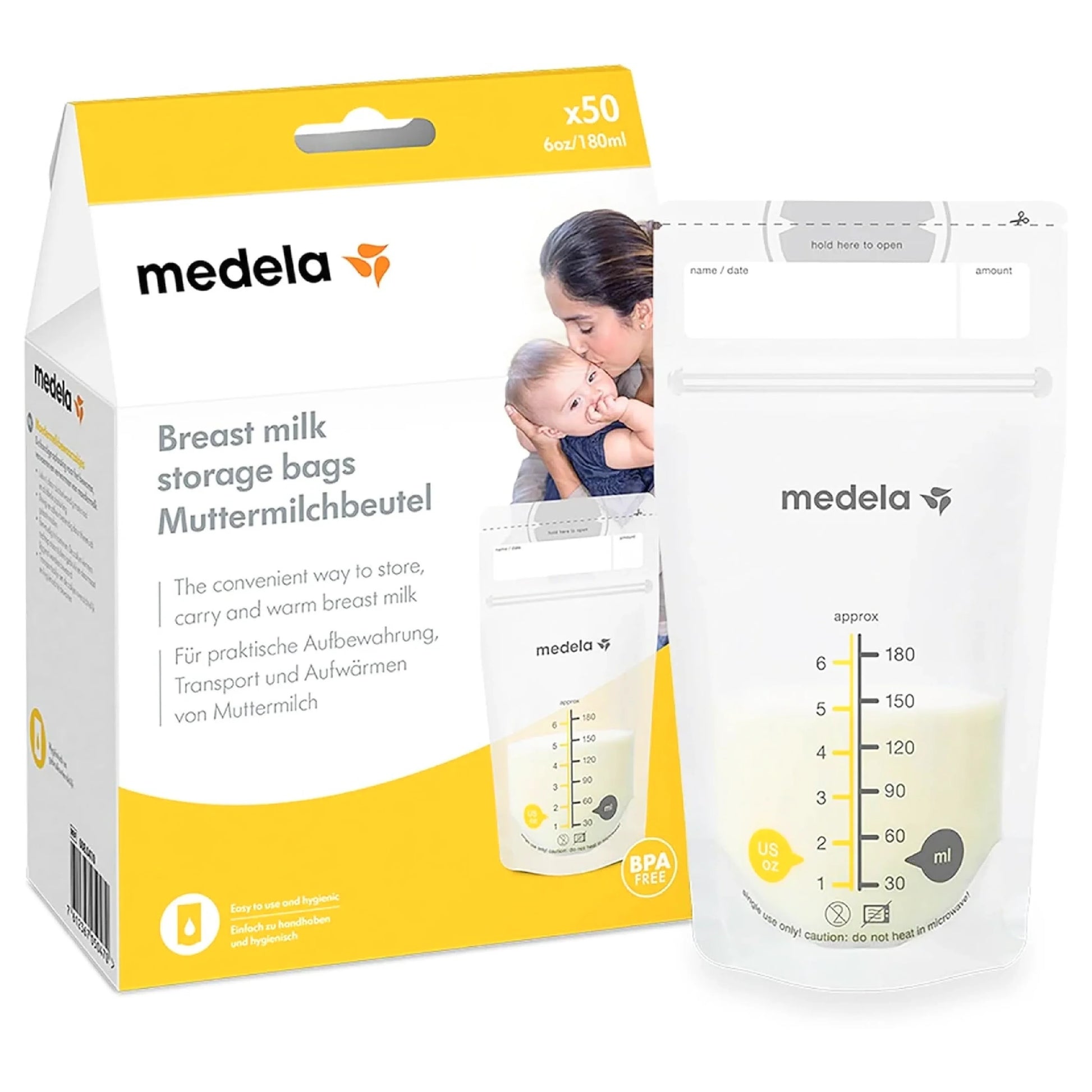 Medela Breast Milk Storage Bag 25'S