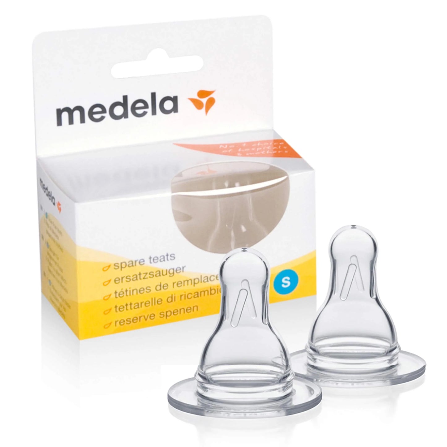 Medela Spare Teats 2'S Small