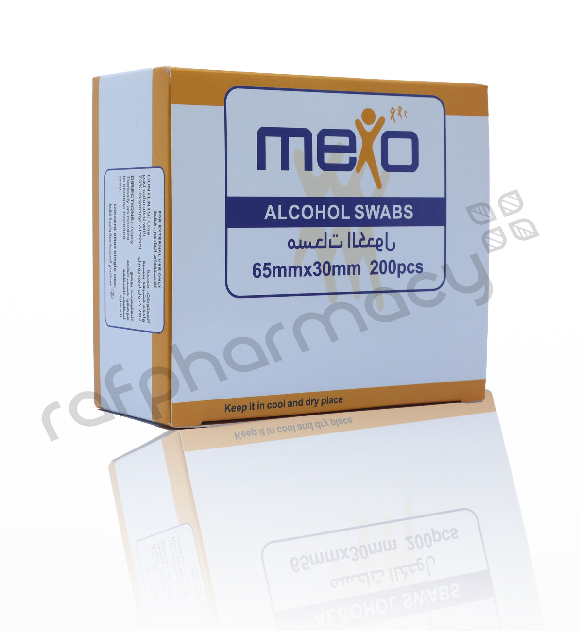 MEXO ALCOHOL PADS PKT 200'S