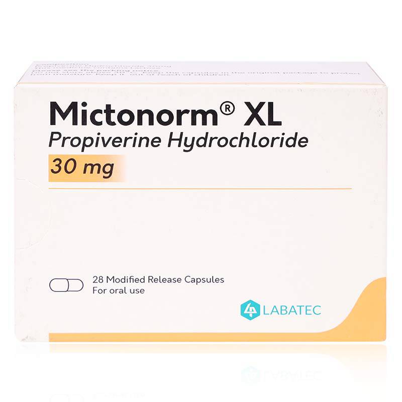 MICTONORM XL 30MG CAPSULES 28'S