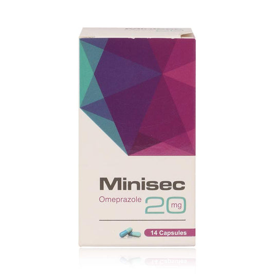 Minisec 20mg Capsules 14'S