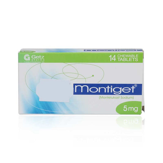 Montiget 5mg Chewable Tablets 14'S