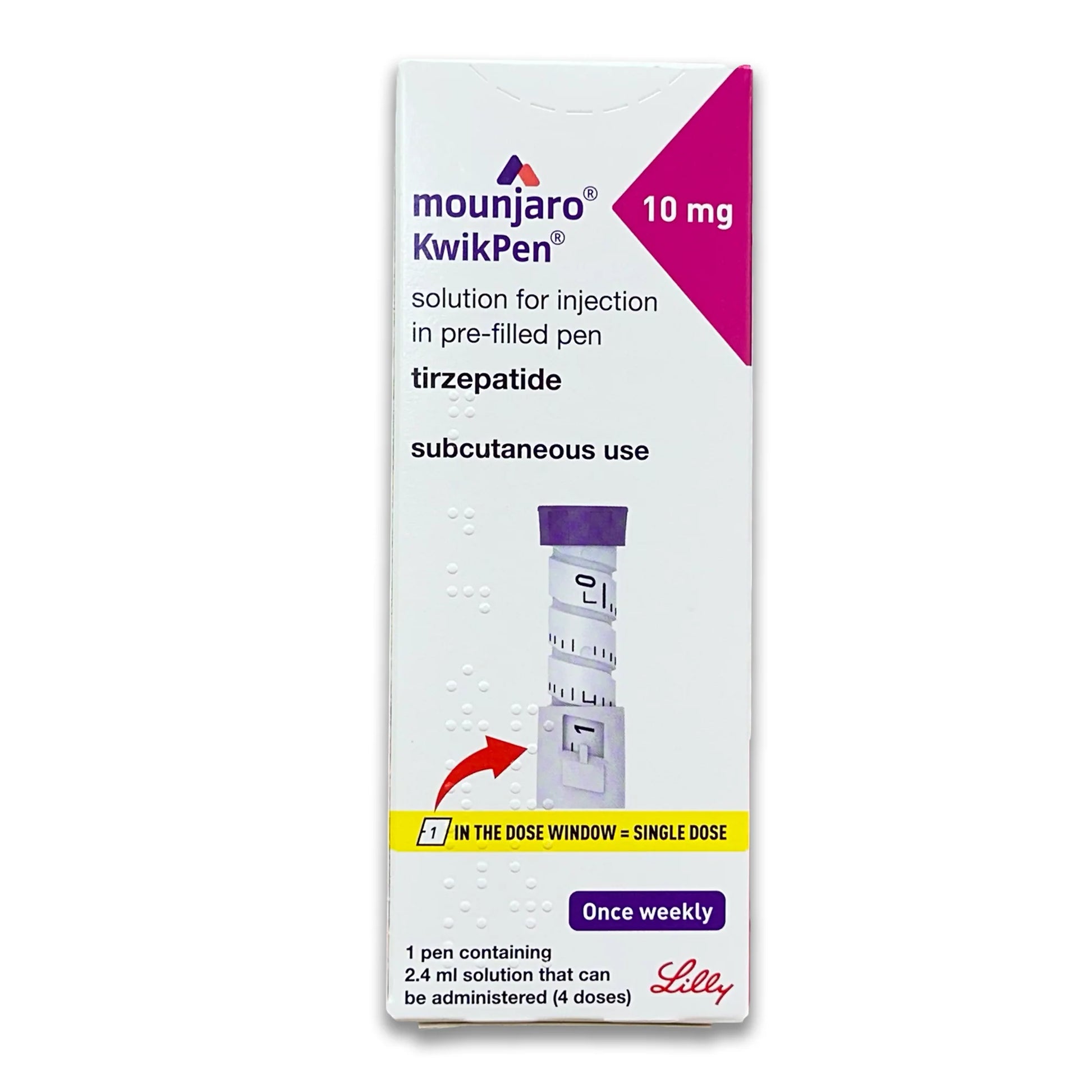 Mounjaro Kwikpen 10Mg/0.6Ml Injection In Pre-Filled Pen 1'S – Raf Pharmacy