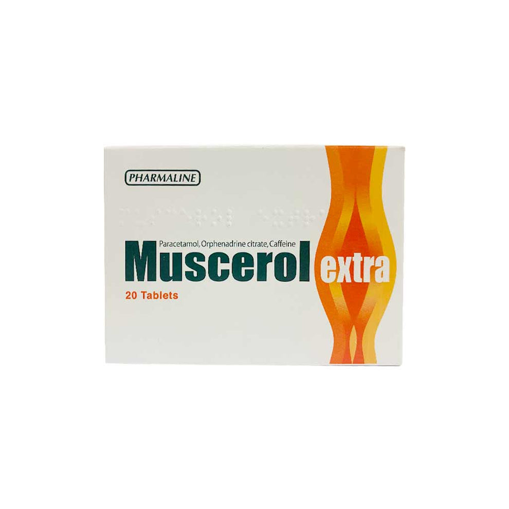 Muscerol Extra Tablets 20'S – Raf Pharmacy