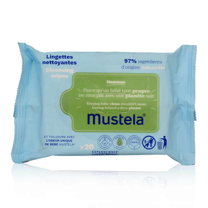 Mustela Facial Cleansing Wipes 25'S
